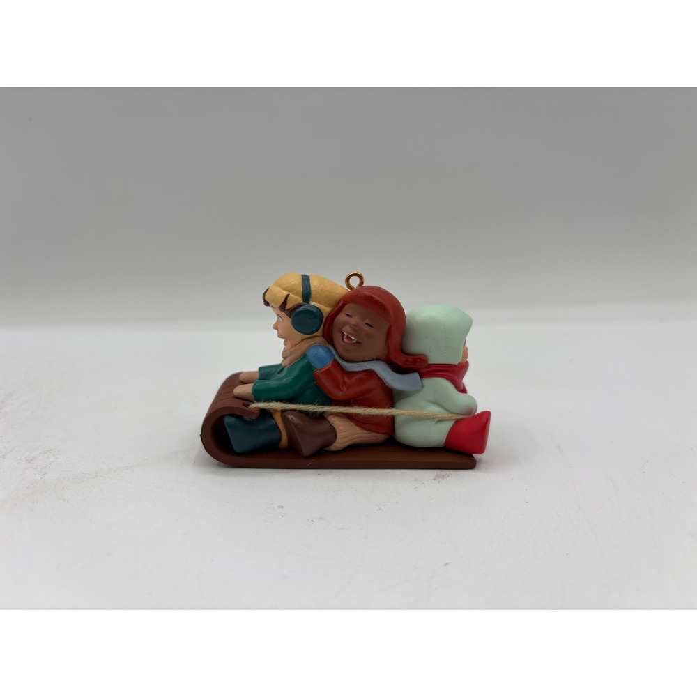 Hallmark Keepsake Dated 1988 Vintage Winter Fun Handcrafted Ornament
